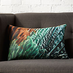 18"x12" Feather Silk Pillow with Down-Alternative Insert
