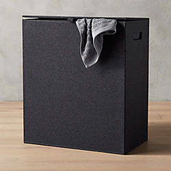 charcoal felt hamper