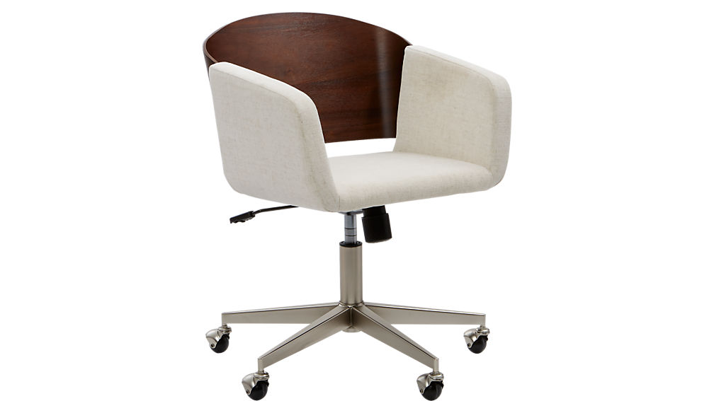 fillmore wooden office chair | cb2 fillmore wooden office chair | cb2