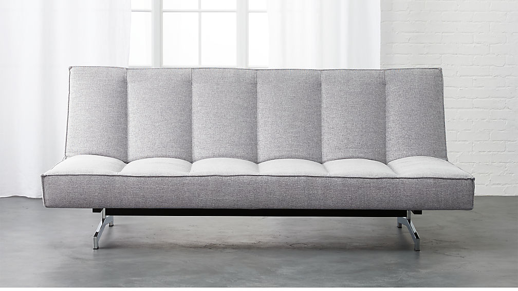 Flex Microgrid Grey Sleeper Sofa Flex Microgrid Grey Sleeper Sofa