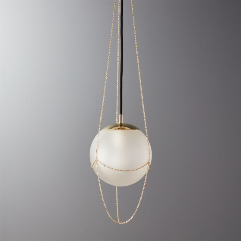 Flo Adjustable Pendant Light CB2