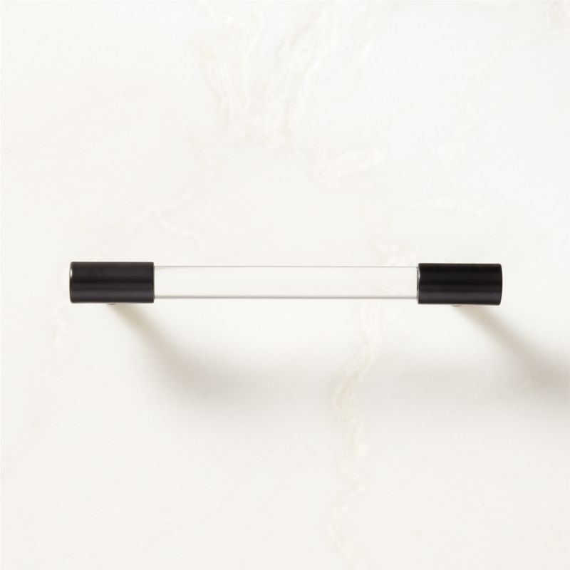Flynn Crystal and Black Cabinet Handle 5