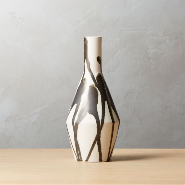 Online Designer Combined Living/Dining Fritz Black and White Vase