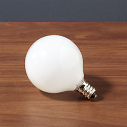 frosted candelabra 25W bulb