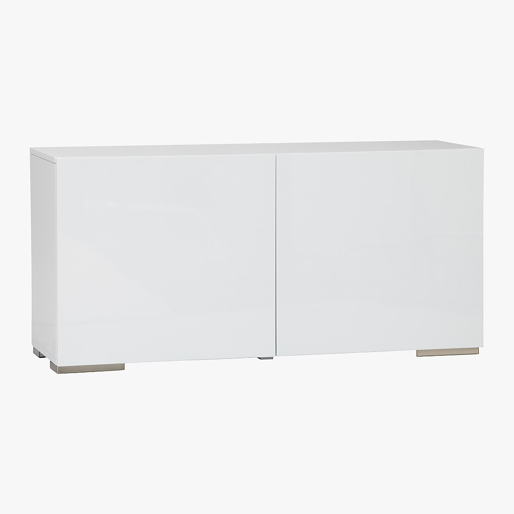Fuel White High Gloss Credenza Cb - Tap To Zoom Fuelcredenzawhiteavs fuel white high gloss credenza cb - tap to zoom fuelcredenzawhiteavs
