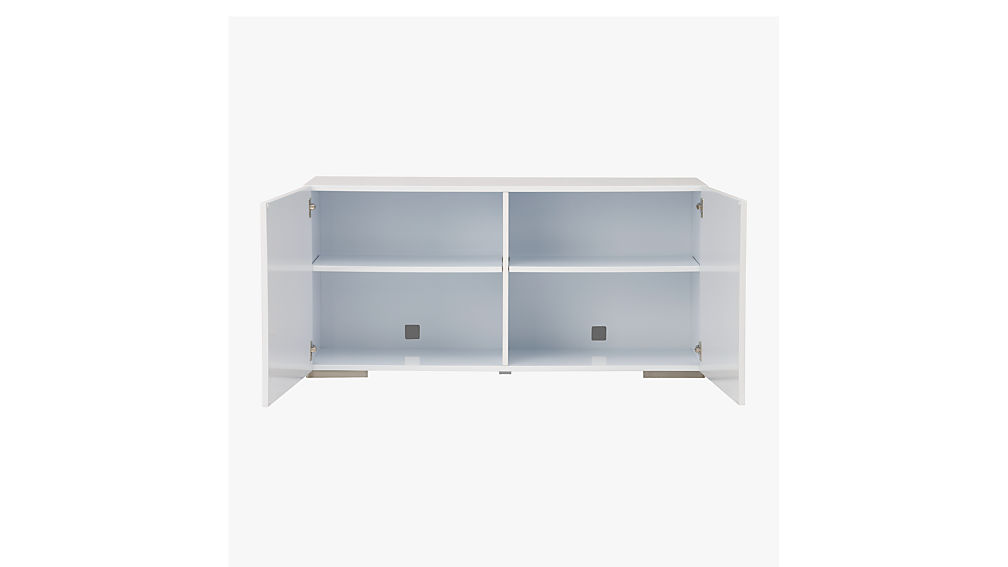 fuel white credenza | CB2 - ... fuel white credenza ...