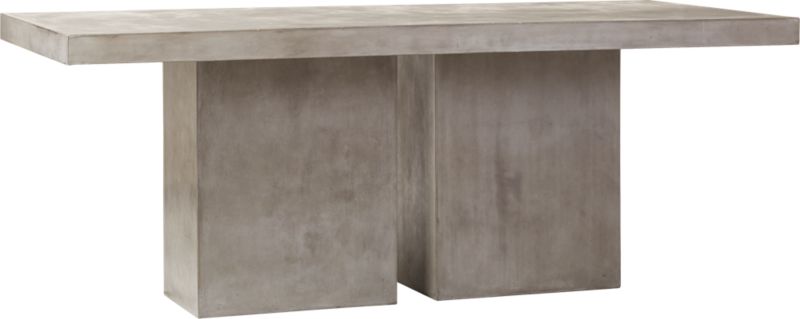 Concrete dining table deals cb2