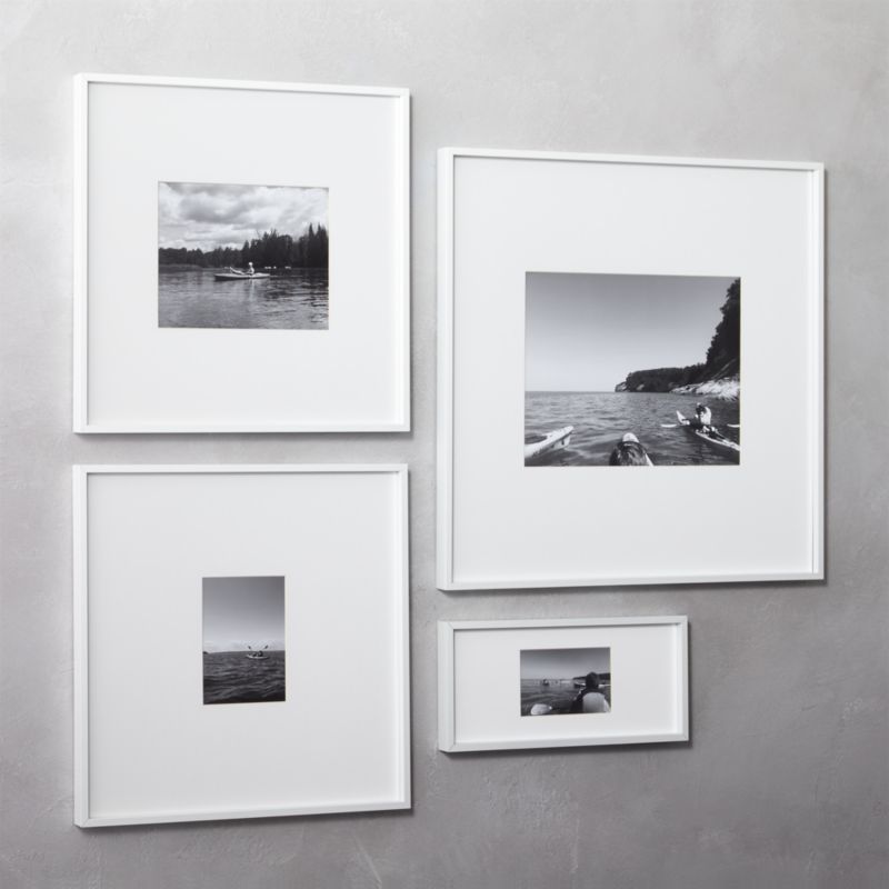 gallery white picture frames | CB2