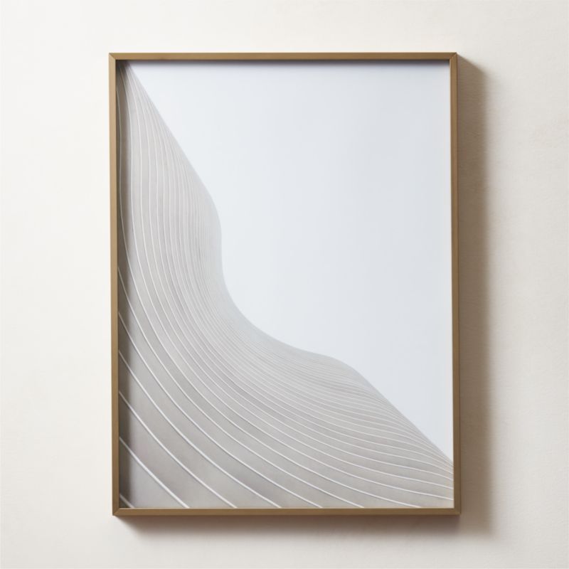 Gallery Brass Picture Frame with White Mat 8"x10"