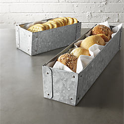 galvanized baskets
