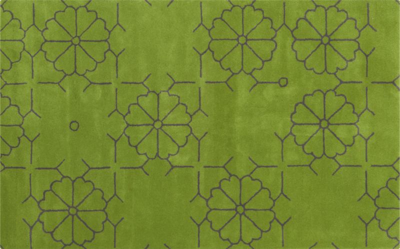 CB2   geobloom rug  