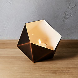 geodesic tea light candle holder