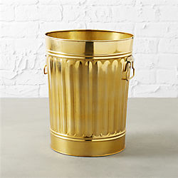 gold wastecan