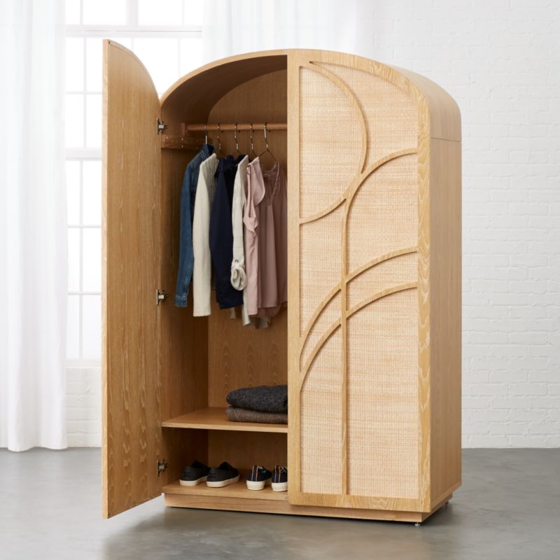 Cb2 armoire on sale