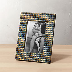 graph burnt brass 4x6 picture frame