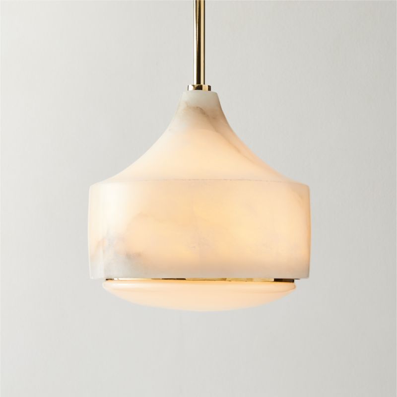Lille Ombre Glass Oval Pendant Light by goop