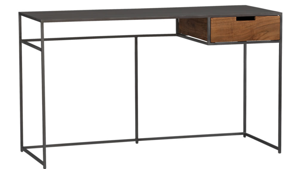Tesso Chrome Desk Cb2