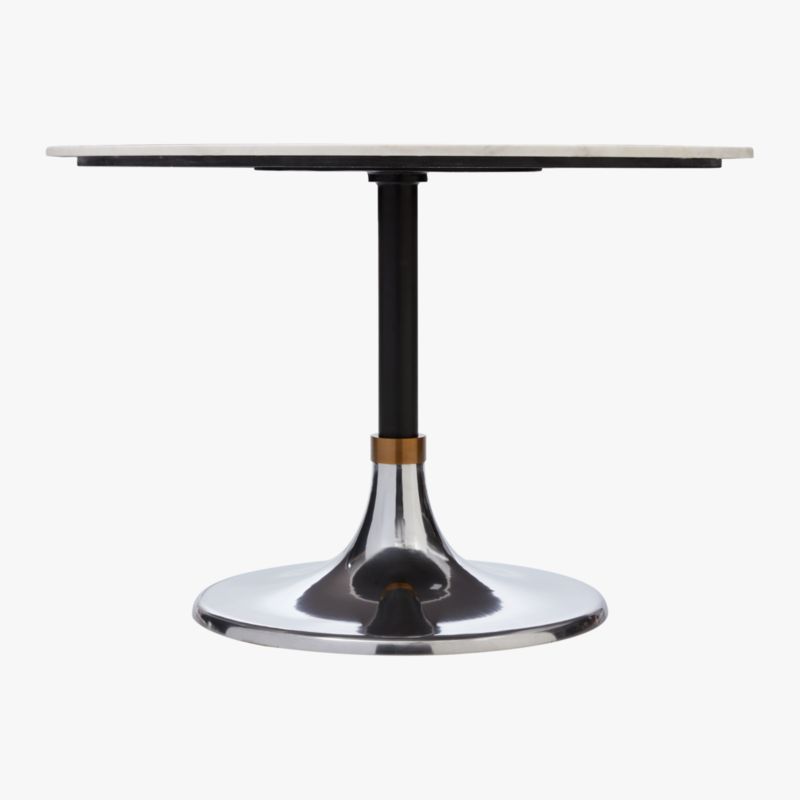 Cb2 hackney deals marble cocktail table