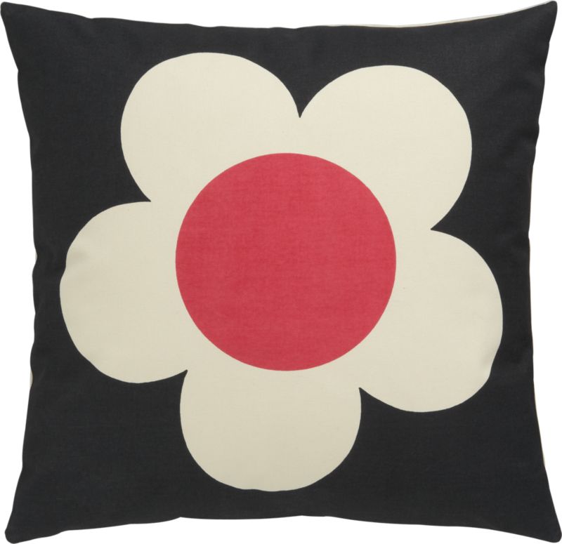 CB2   happy red 20 pillow    read 