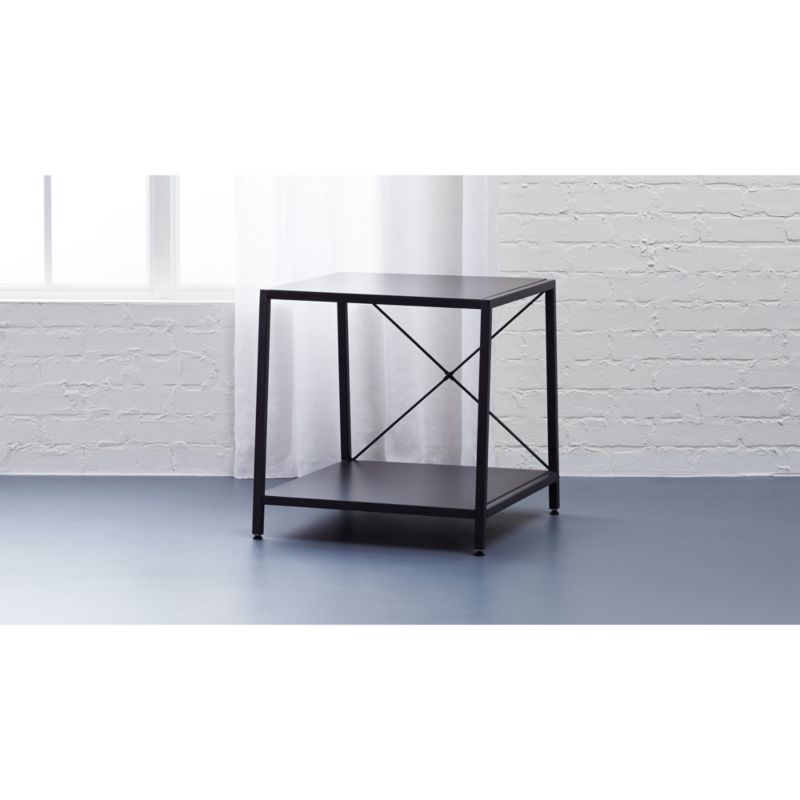 harvey carbon grey nightstand | CB2 - harvey carbon grey nightstand ...