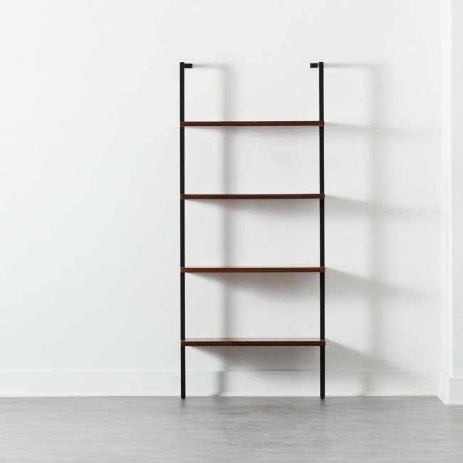 Cb2 Bookcases On Accuweather, Stairway Black 96 Wall Mounted Bookcase