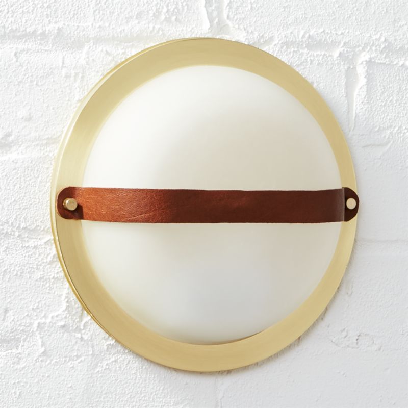 hemisphere wall sconce CB2