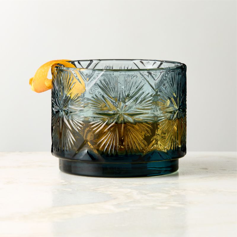 Skull Embossed Double Old-Fashioned Glass