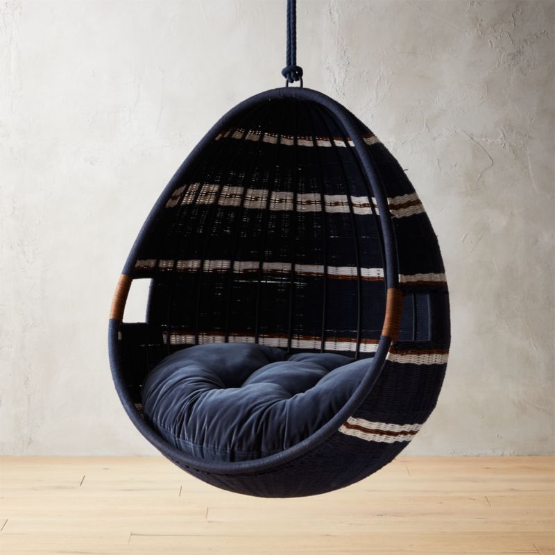 goop x CB2 Moze Indoor Swing Chair
