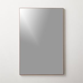 Infinity Walnut Rectangular Mirror 24