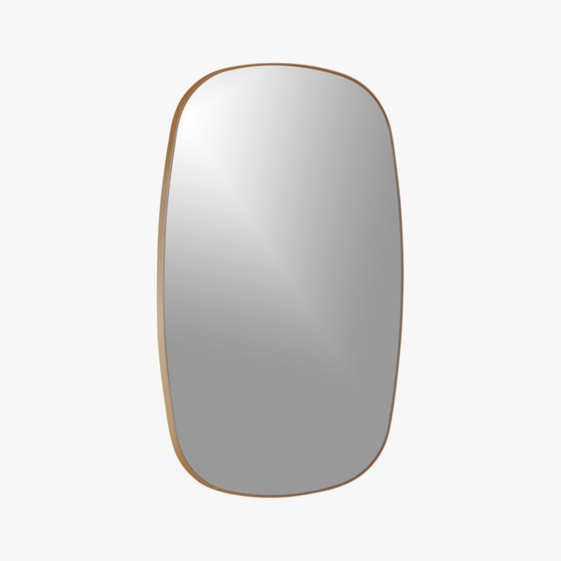 Infinity Brass Oblong Wall Mirror