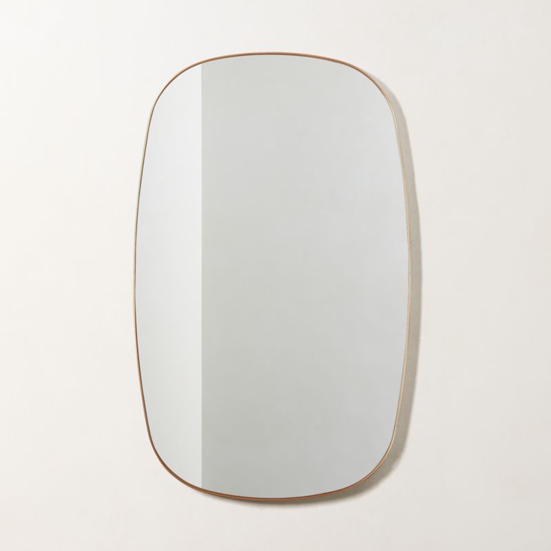 Infinity Brass Oblong Wall Mirror 23