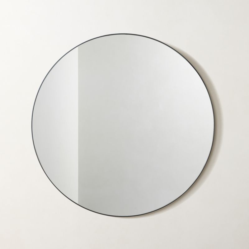 Navone Blackened Brass Wall Mirror 36''x32''