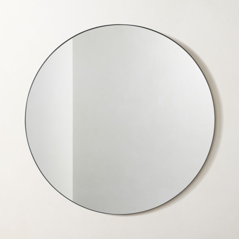 Navone Blackened Brass Wall Mirror 36''x32''