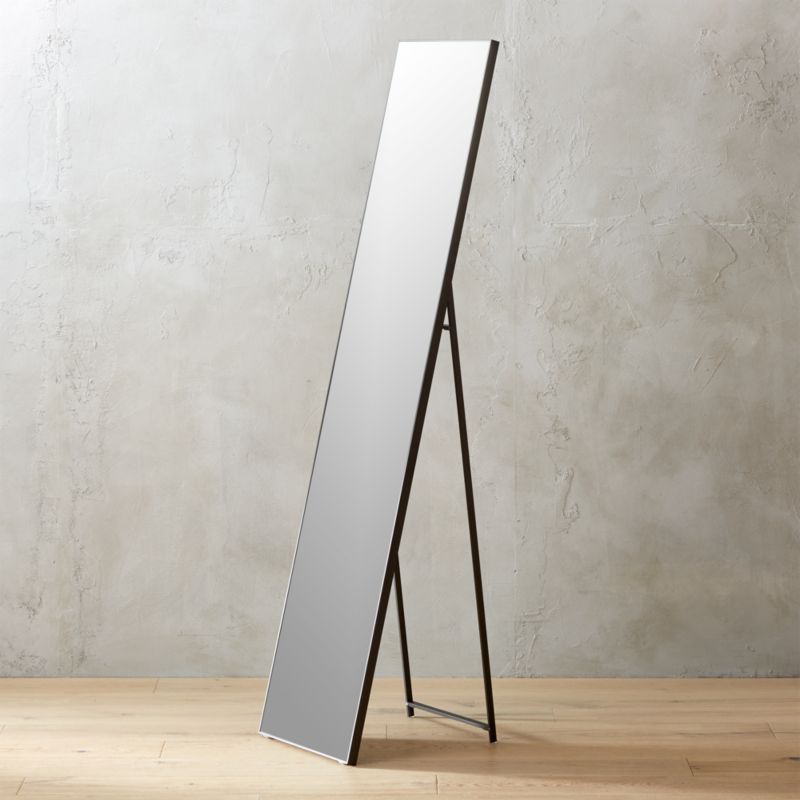 Cb2 Free Shipping >> Infinity Black Standing Mirror 16"x69" + Reviews | CB2 Cb2 Free Shipping >> Infinity Black Standing Mirror 16"x69" + Reviews | CB2