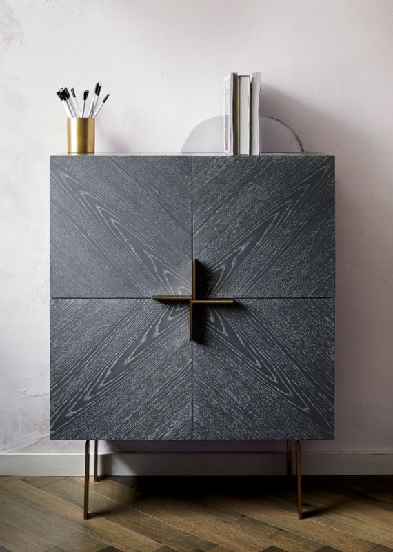 Jax Cerused Entryway with Doors