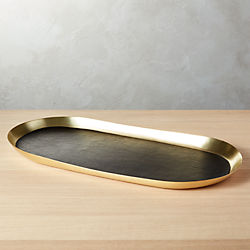 Jax Leather Bar Tray