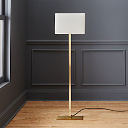 john metallic bronze floor lamp