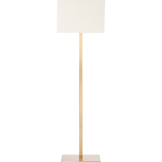 john metallic bronze floor lamp CB2