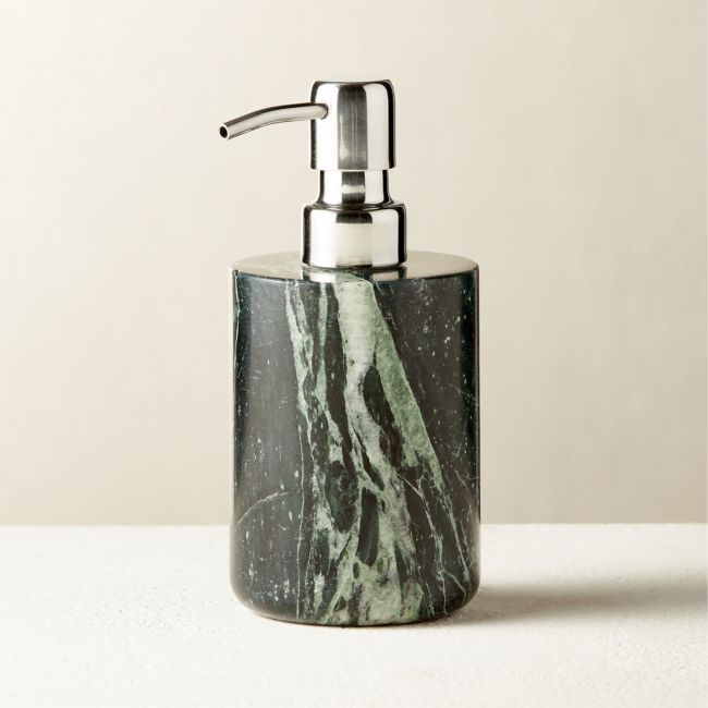 Online Designer Bathroom Jules Green Marble Soap Pump