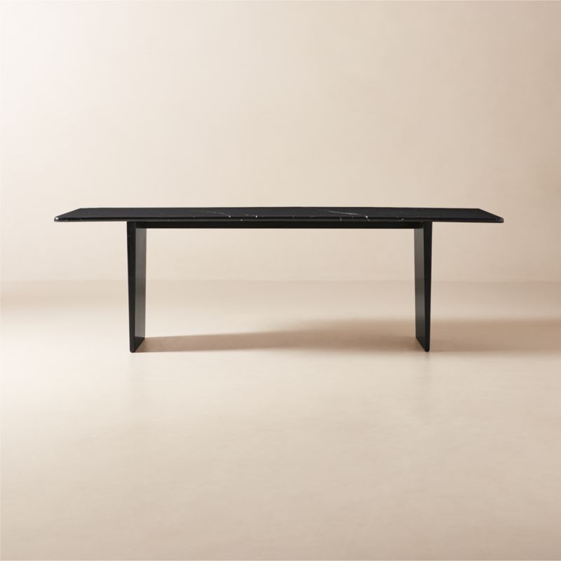 Daybreak 90" Rectangular Dark Ash Wood Dining Table