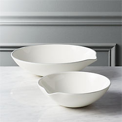 laboratory serving bowls
