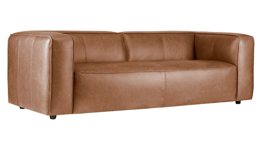 Leather Sofa Furniture lenyx overstuffed leather sofa | cb2 Leather Sofa Furniture lenyx overstuffed leather sofa | cb2