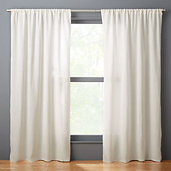silver grey linen curtain panel