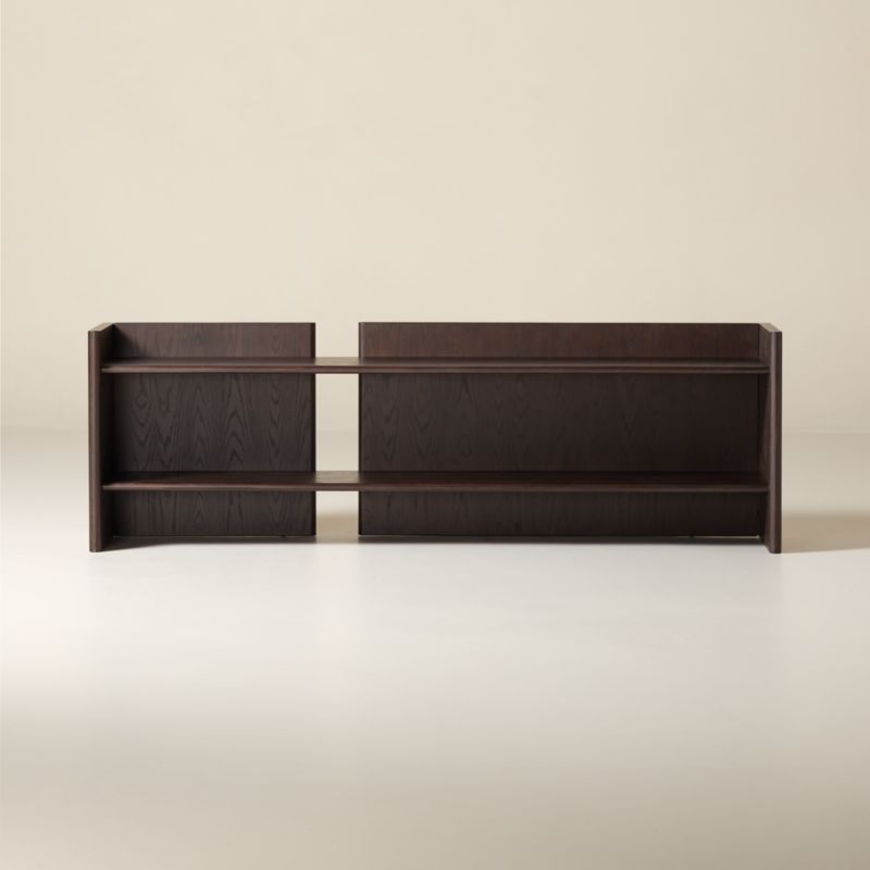 Scatola 60" Brown Tiled Resin Console Table