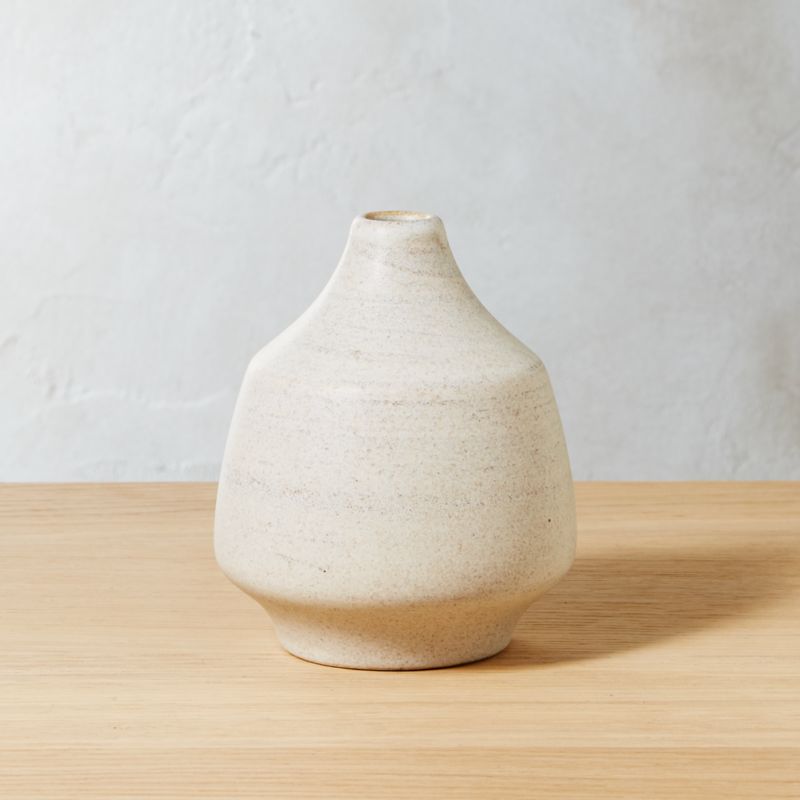 Lunar Ivory Vase CB2