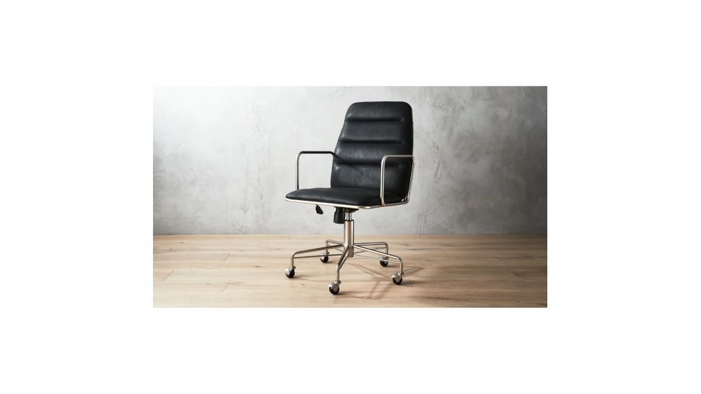 Mad Black Executive Chair + Reviews | CB2