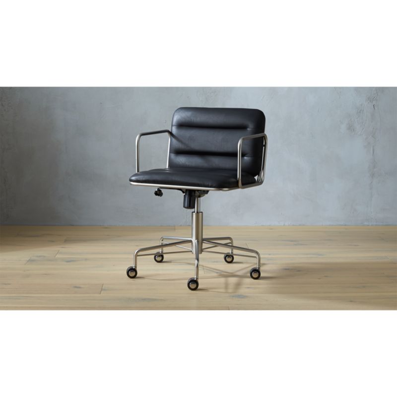 mad black office chair CB2