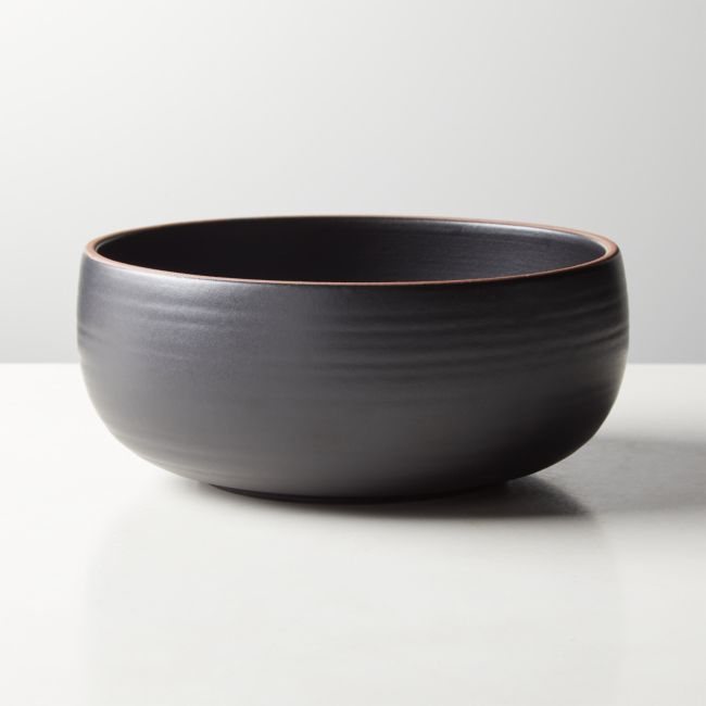 Online Designer Hallway/Entry Madera Black Terracotta Soup Bowl