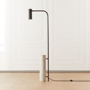 Maestro Travertine Floor Lamp