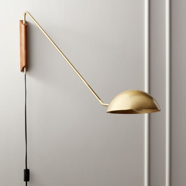 Online Designer Bedroom Mantis Swivel Wall Sconce Brass